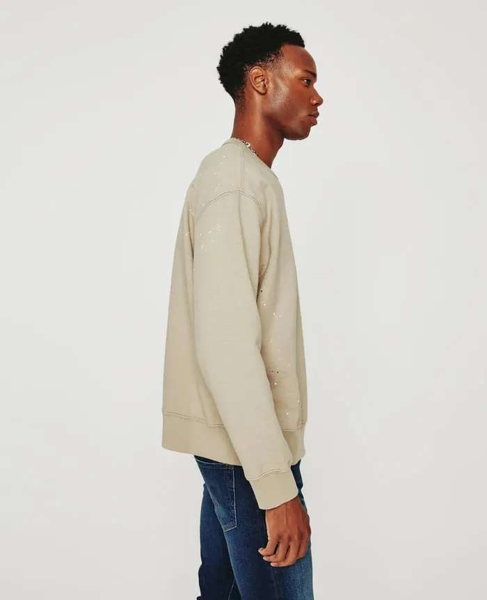 AG Jeans Tees Men Arc Crew STONE DOT NATURAL MULTI AG Jeans Tees Men Arc Crew STONE DOT NATURAL MULTI