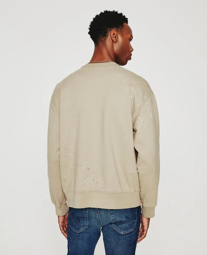 AG Jeans Tees Men Arc Crew STONE DOT NATURAL MULTI AG Jeans Tees Men Arc Crew STONE DOT NATURAL MULTI