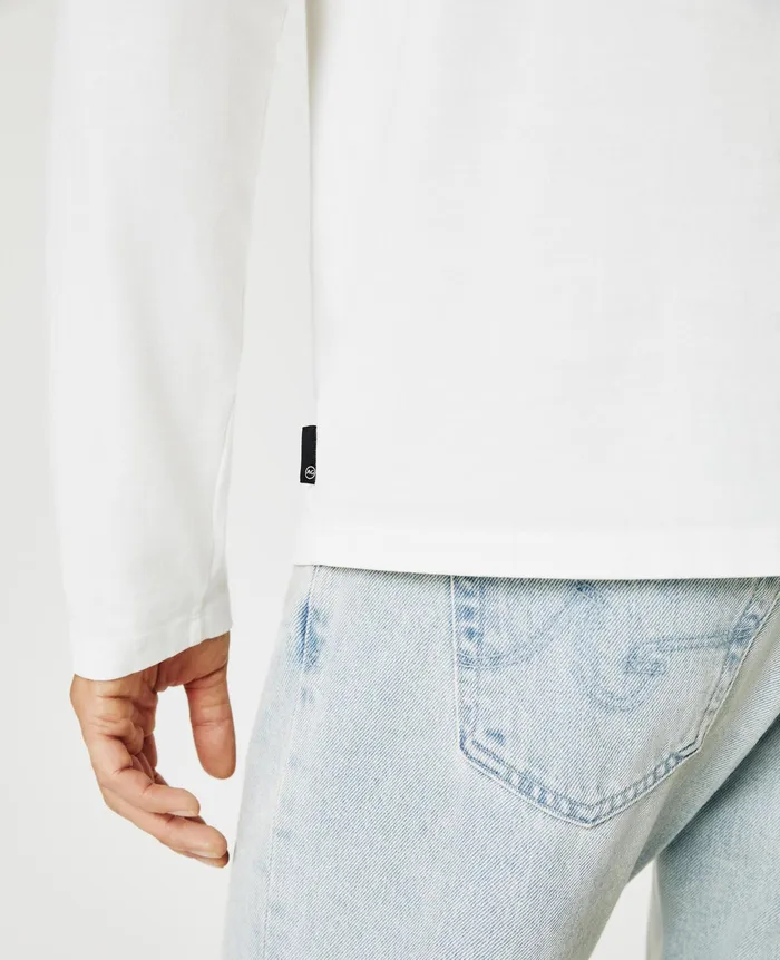 AG Jeans Tees Men Bryce Long Sleeve Henley IVORY DUST AG Jeans Tees Men Bryce Long Sleeve Henley IVORY DUST