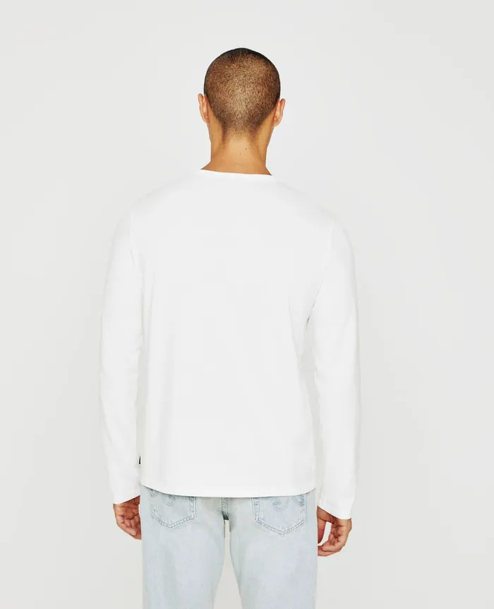 AG Jeans Tees Men Bryce Long Sleeve Henley IVORY DUST AG Jeans Tees Men Bryce Long Sleeve Henley IVORY DUST