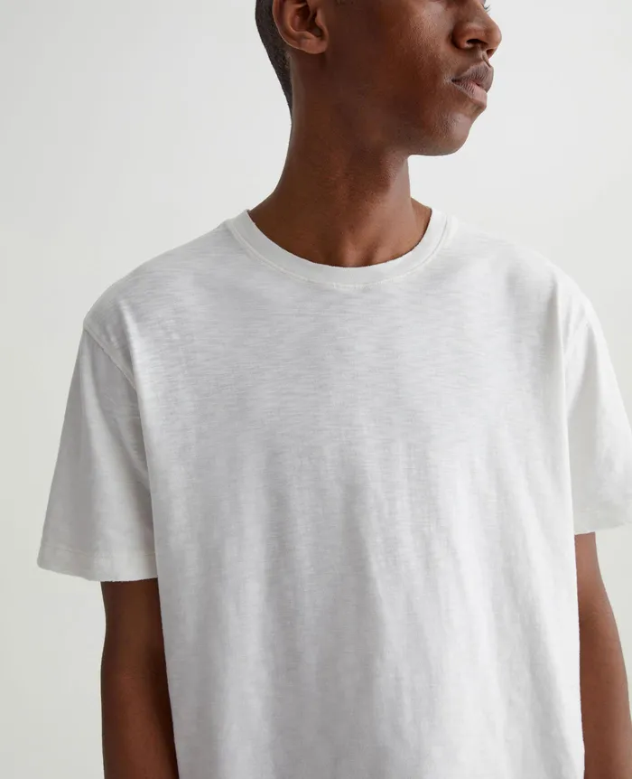 AG Jeans Tees Men Wesley Crew 5 YEARS TRUE WHITE AG Jeans Tees Men Wesley Crew 5 YEARS TRUE WHITE