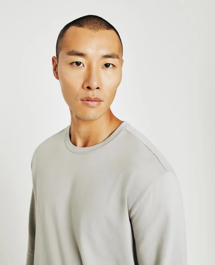 AG Jeans Tees Men Wesley Pullover SILVER GREY AG Jeans Tees Men Wesley Pullover SILVER GREY