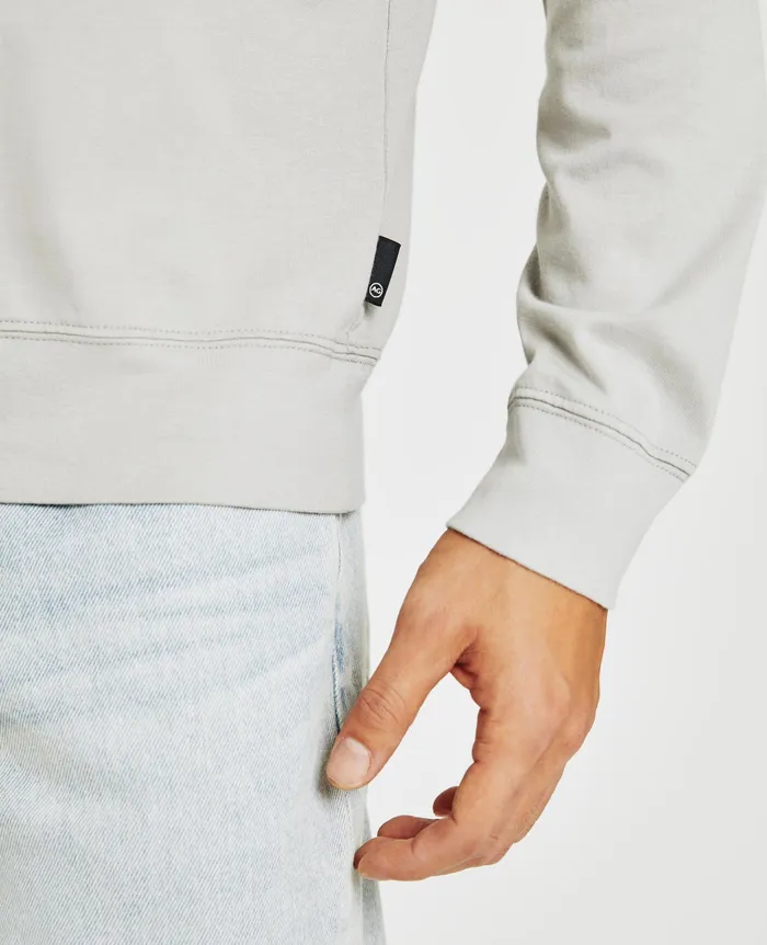 AG Jeans Tees Men Wesley Pullover SILVER GREY AG Jeans Tees Men Wesley Pullover SILVER GREY