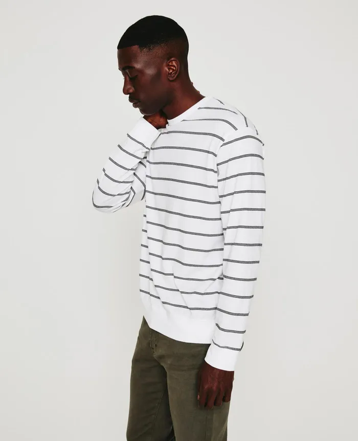 AG Jeans Tees Men Wesley Pullover TRUE WHITETRUE BLACK AG Jeans Tees Men Wesley Pullover TRUE WHITETRUE BLACK