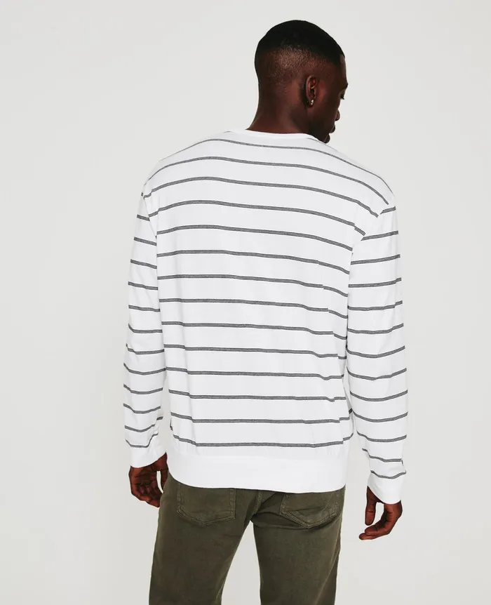 AG Jeans Tees Men Wesley Pullover TRUE WHITETRUE BLACK AG Jeans Tees Men Wesley Pullover TRUE WHITETRUE BLACK