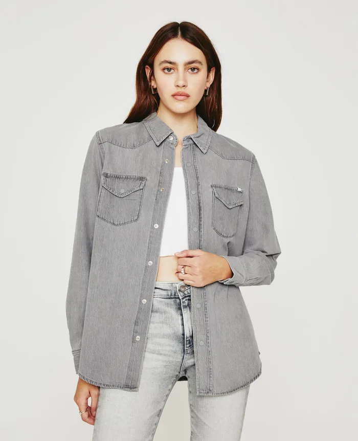 AG Jeans Tops and Shirts Women Dakotah Shirt LUNAR AG Jeans Tops and Shirts Women Dakotah Shirt LUNAR