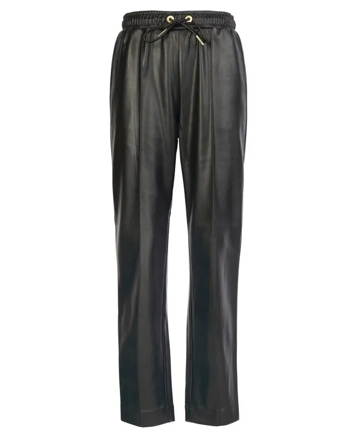 Agusta FauxLeather Trousers Camel Women Barbour Trousers and Shorts