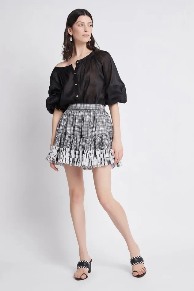 Aje Le Corsaire Blouse Blackgold Women Tops