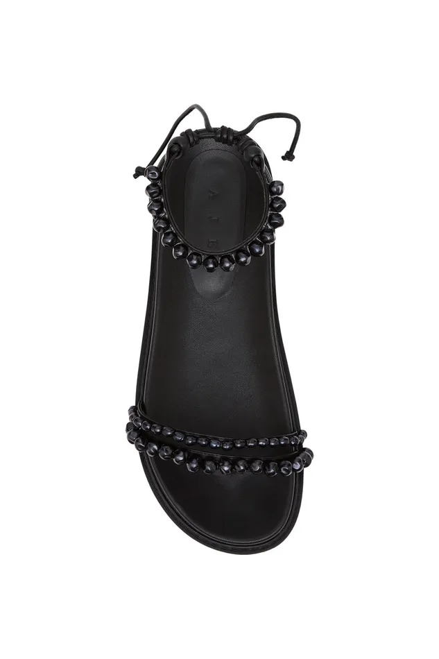 Aje Neo Pearl Platform Sandal Black Women Shoes