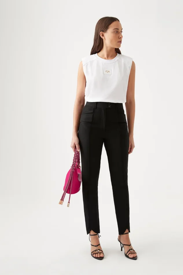 Aje Surrounding Pant Black Women Pants