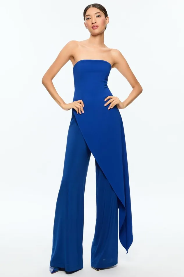 Alice Olivia Alondra Jumpsuit Royal Women Jumpsuits