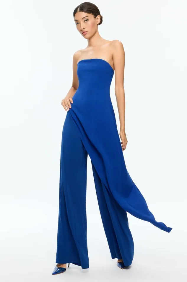 Alice Olivia Alondra Jumpsuit Royal Women Jumpsuits