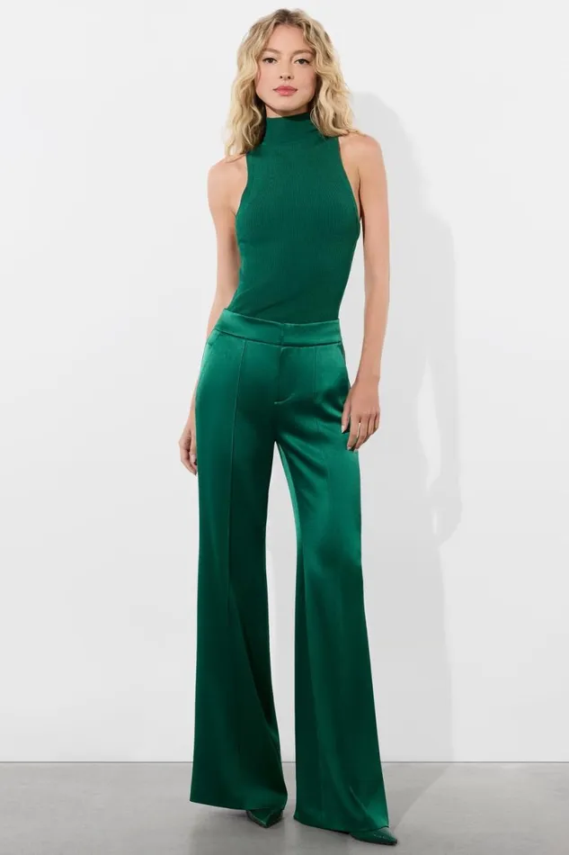 Alice Olivia Dylan Pant Forest Green Women Pants