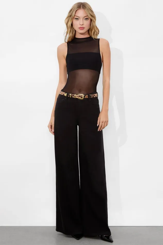 Alice Olivia Hayden Buckle Belt Camelblack Women Accessories