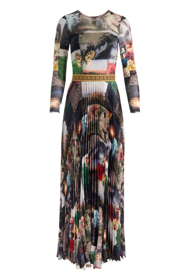 Alice Olivia Ivey Maxi Dress Eco Fusion Women Dresses