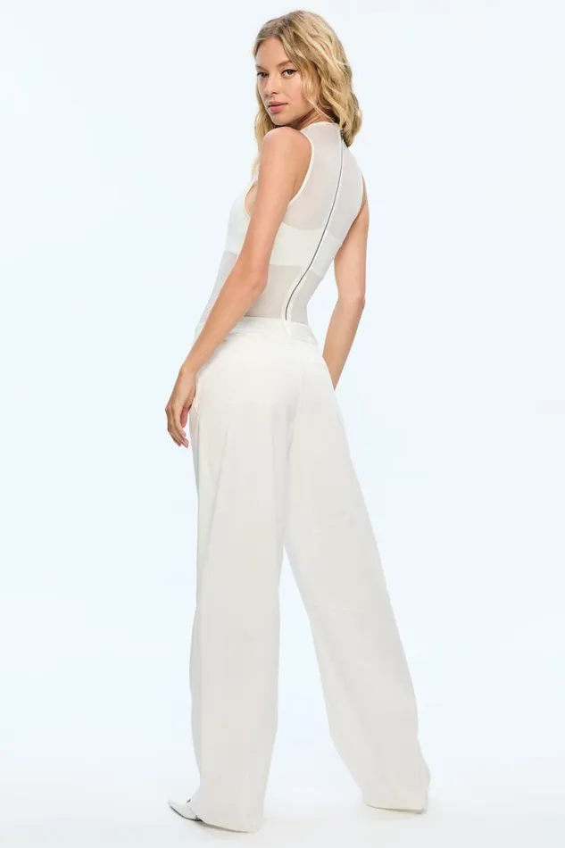 Alice Olivia Nichol Bodysuit Off White Women Tops