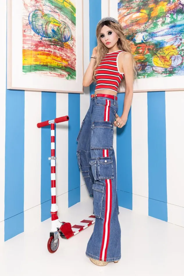 Alice Olivia Olympia Jean Avery Bluebright Ruby Women Pants