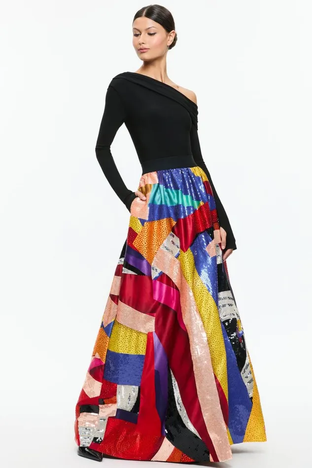 Alice Olivia Tom Wesselmann Tina Embellished Ballgown Skirt Limitless Women Skirts