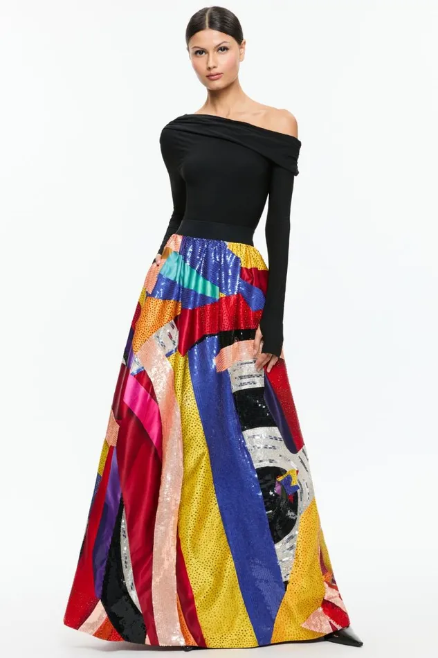 Alice Olivia Tom Wesselmann Tina Embellished Ballgown Skirt Limitless Women Skirts