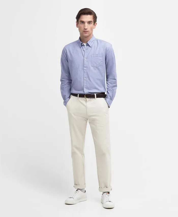 Allan Tailored Shirt Classic Blue Men Barbour Shirts