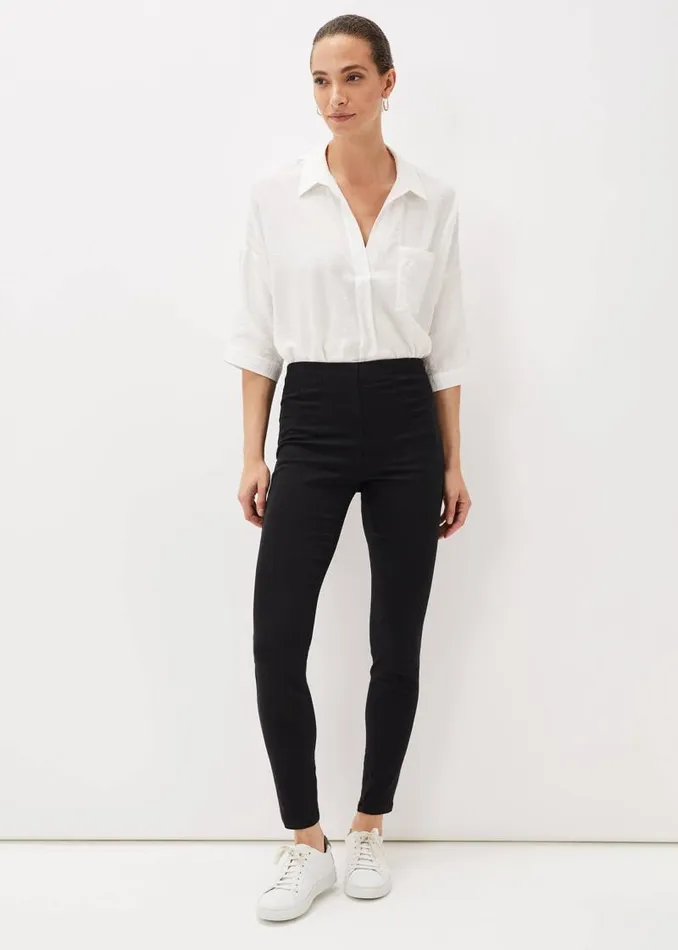 Amina Skinny Jeggings Black Women Phase Eight Trousers