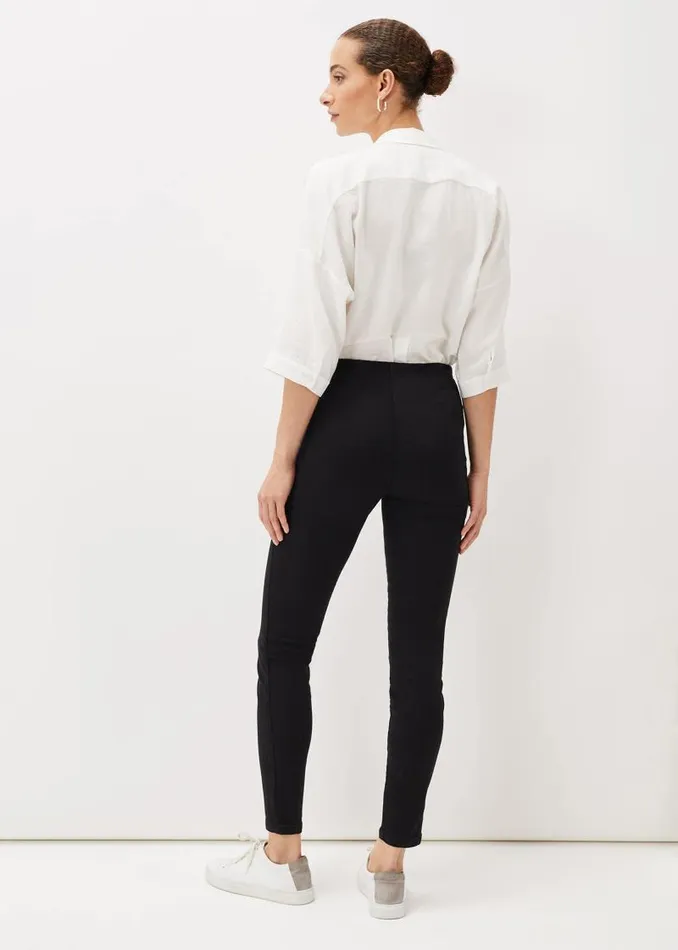 Amina Skinny Jeggings Black Women Phase Eight Trousers