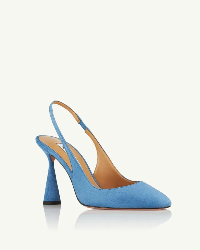 Amore Pump 95 Blue Women Aquazzura Pumps