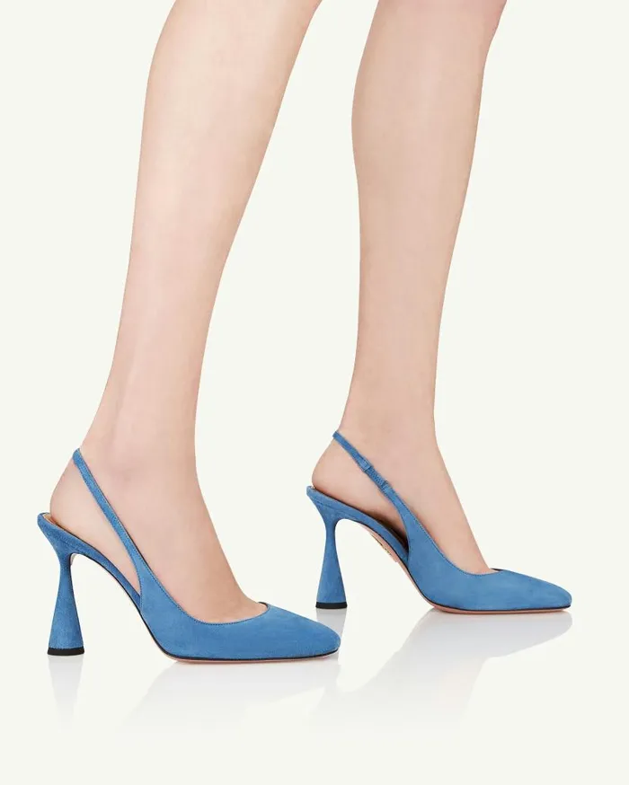 Amore Pump 95 Blue Women Aquazzura Pumps