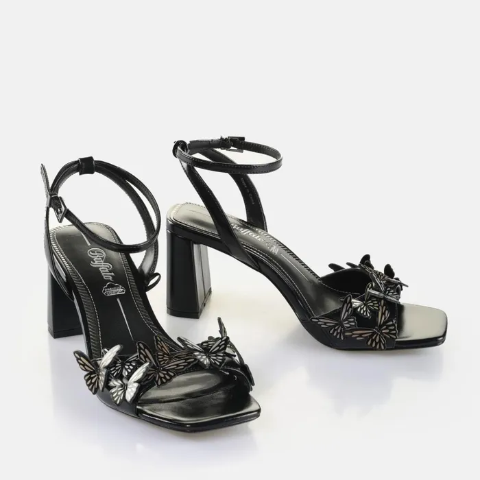 April Butterfly Black Buffalo Heels April Butterfly Black Buffalo Heels