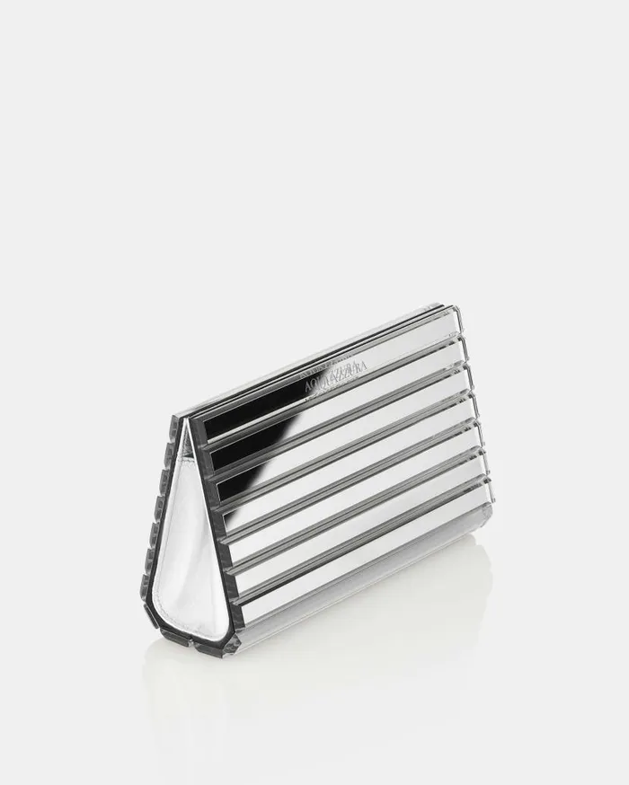 Ari Clutch Silver Women Aquazzura Shoulder Bags