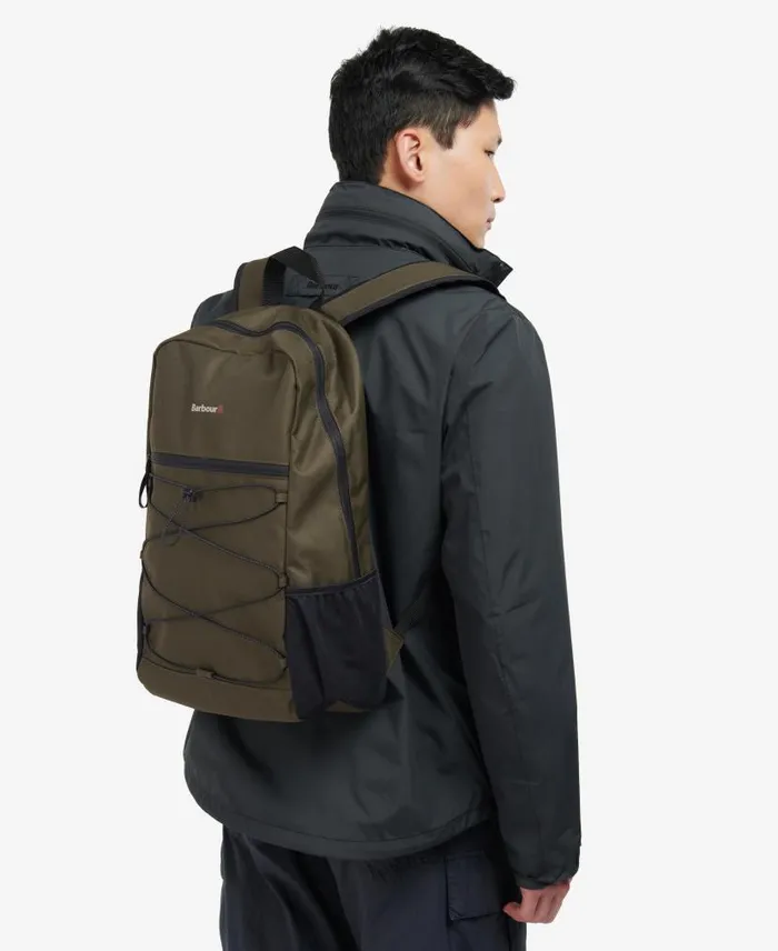 Arwin Canvas Explorer Backpack Lakegolden Green Men Barbour Bags and Luggage