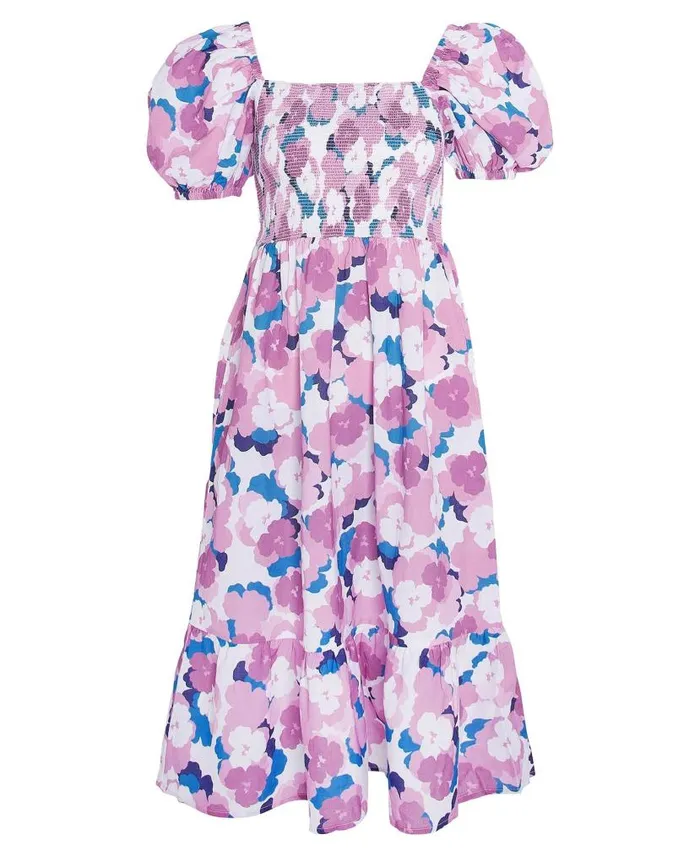Ashfield Midi Dress Classic Multi Women Barbour Dresses and Skirts