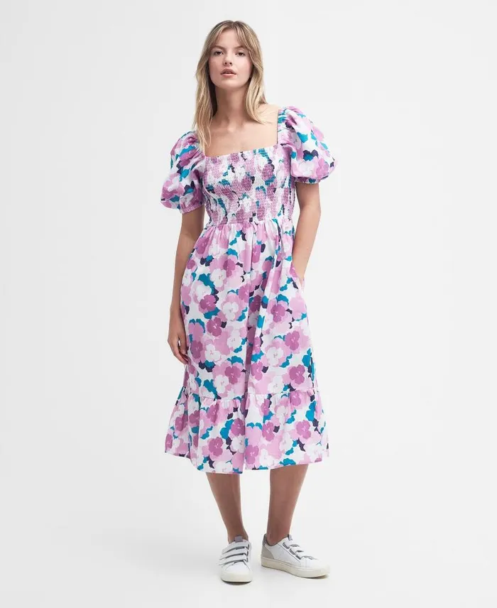 Ashfield Midi Dress Classic Multi Women Barbour Dresses and Skirts