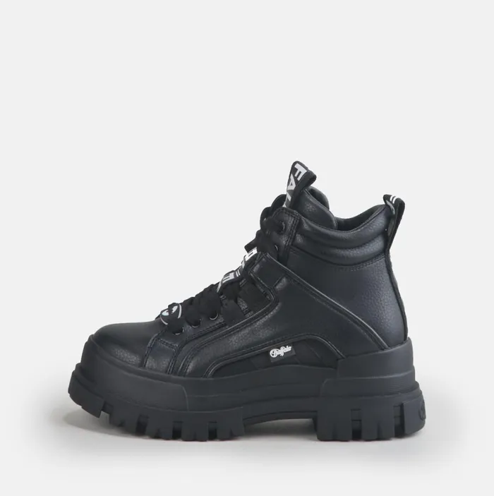 Aspha Nc Mid Black Buffalo Boots and AnkleBoots