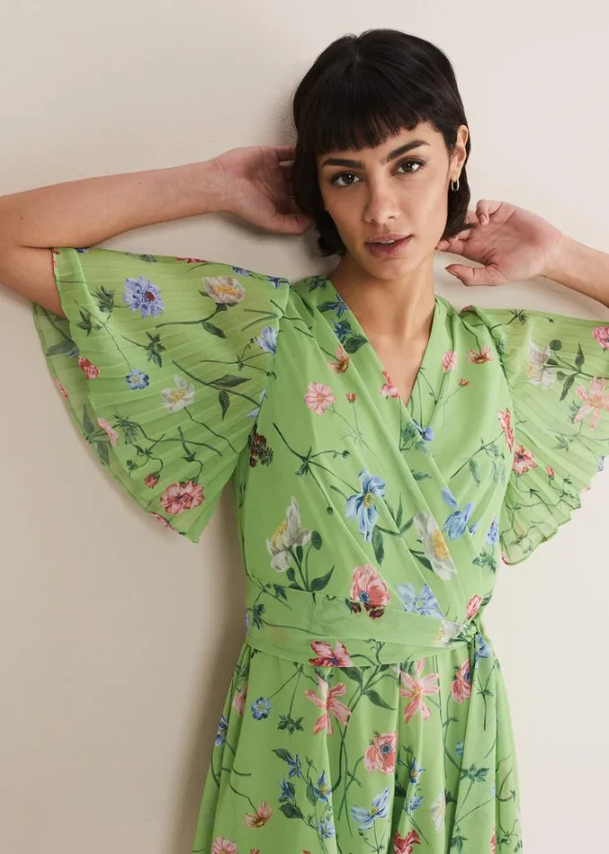 Astoria Floral Playsuit Greenmulti Women Phase Eight Dresses