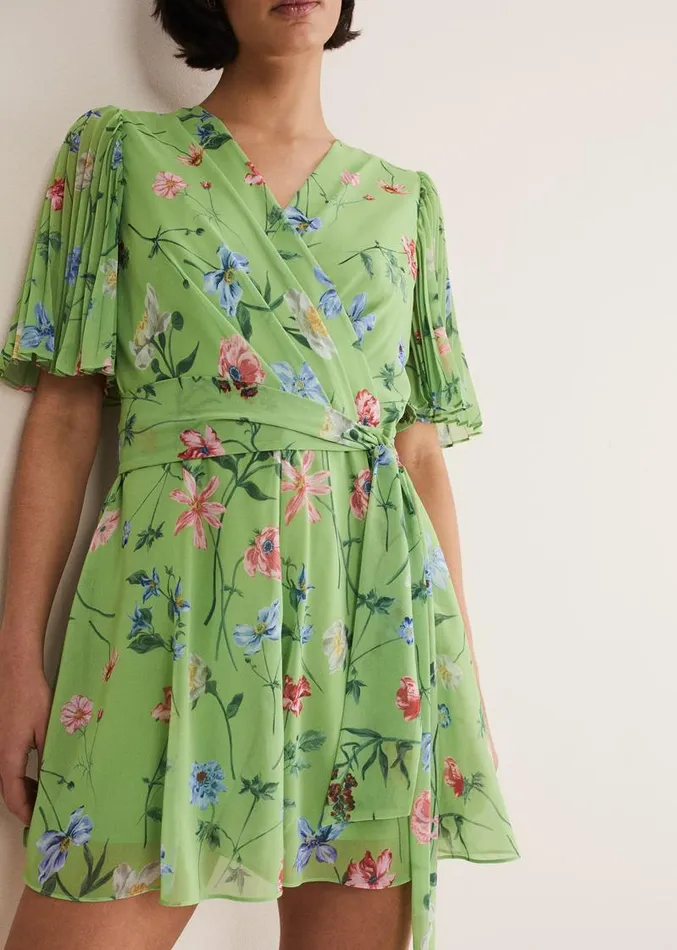 Astoria Floral Playsuit Greenmulti Women Phase Eight Dresses