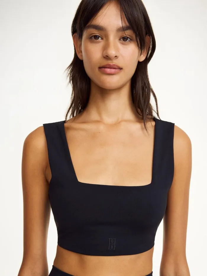 Athleisure Wear Women By Malene Birger Braga Athletic Top Black