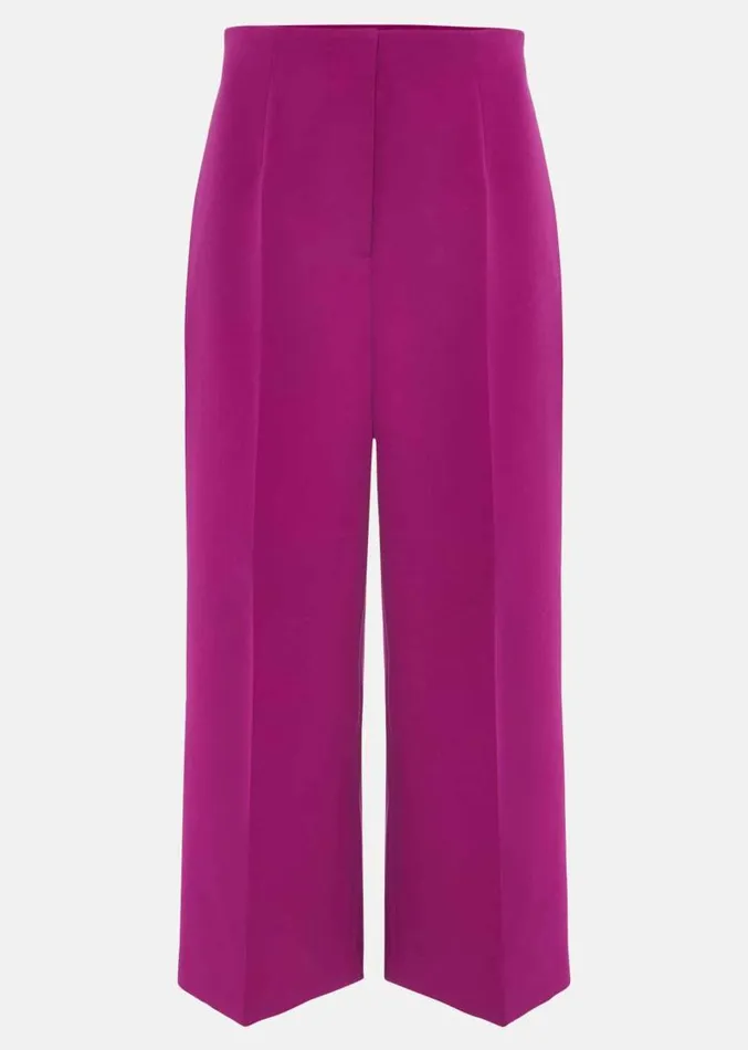 Aubrielle Clean Crepe Culotte Purple Women Phase Eight Trousers