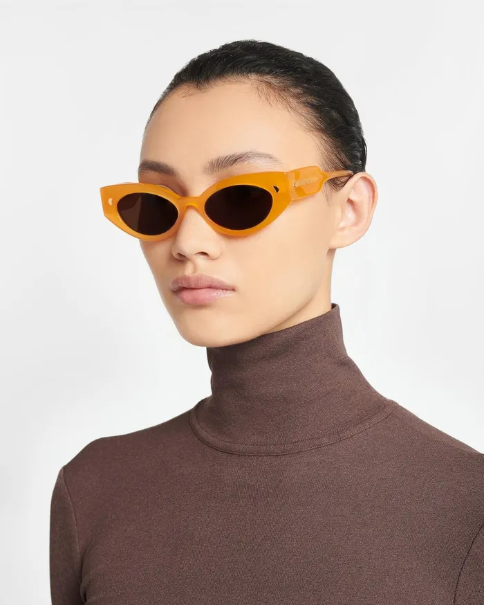 Azalea BioPlastic CatEye Sunglasses Orange Women Nanushka Eyewear