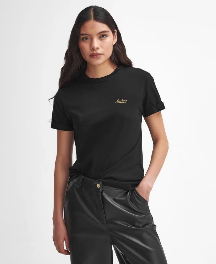 BIntl Alonso TShirt Classic Black Women Barbour TShirts