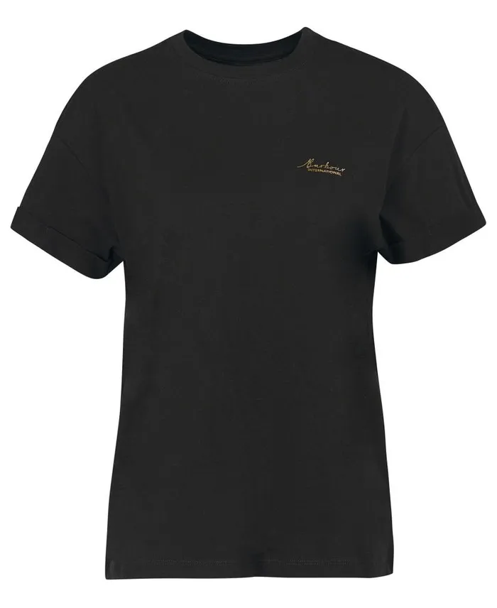 BIntl Alonso TShirt Classic Black Women Barbour TShirts
