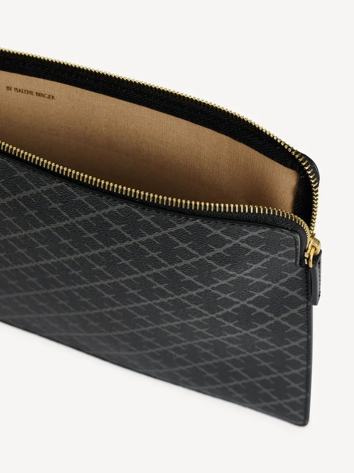 Bags Women By Malene Birger Ivy Laptop Case 13034 Charcoal