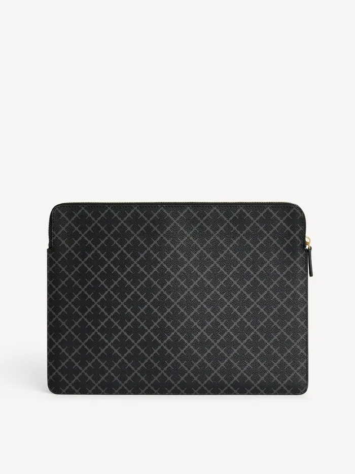 Bags Women By Malene Birger Ivy Laptop Case 13034 Charcoal