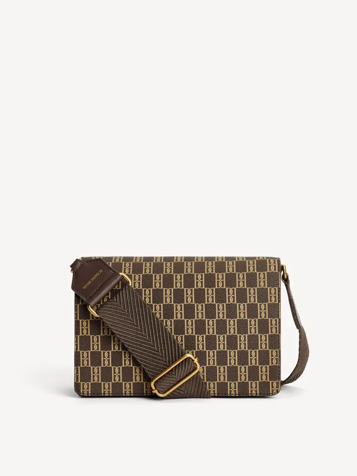 Bags Women By Malene Birger Loenna Monogram Shoulder Bag Shale