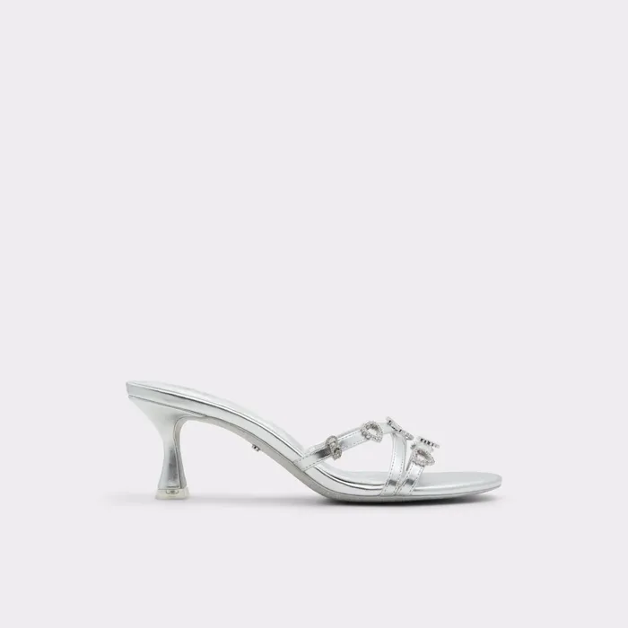 Barbiemule Silver Women ALDO Mule Shoes