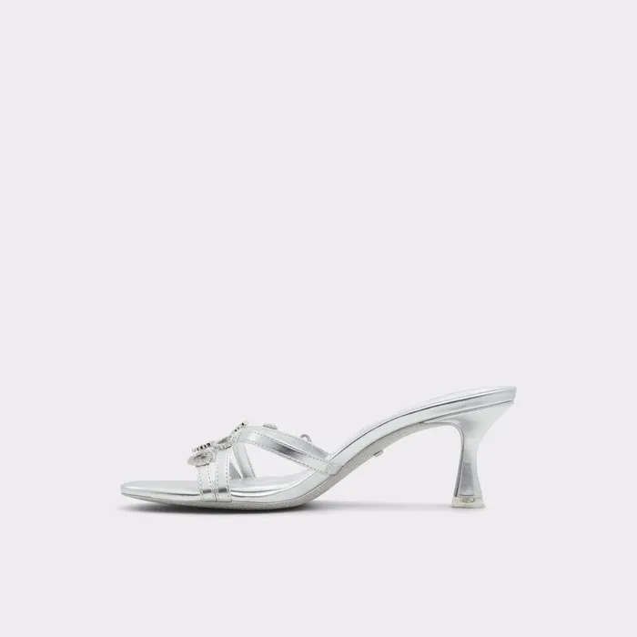 Barbiemule Silver Women ALDO Mule Shoes