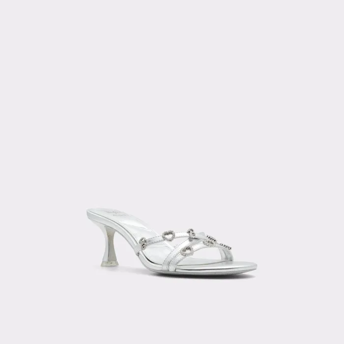 Barbiemule Silver Women ALDO Mule Shoes
