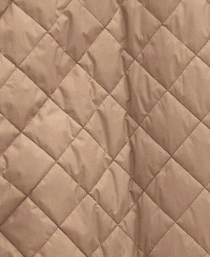 Barbour X GANNI Burghley Quilted Jacket Honeylight Trenchclassic Women Barbour Trench Coats