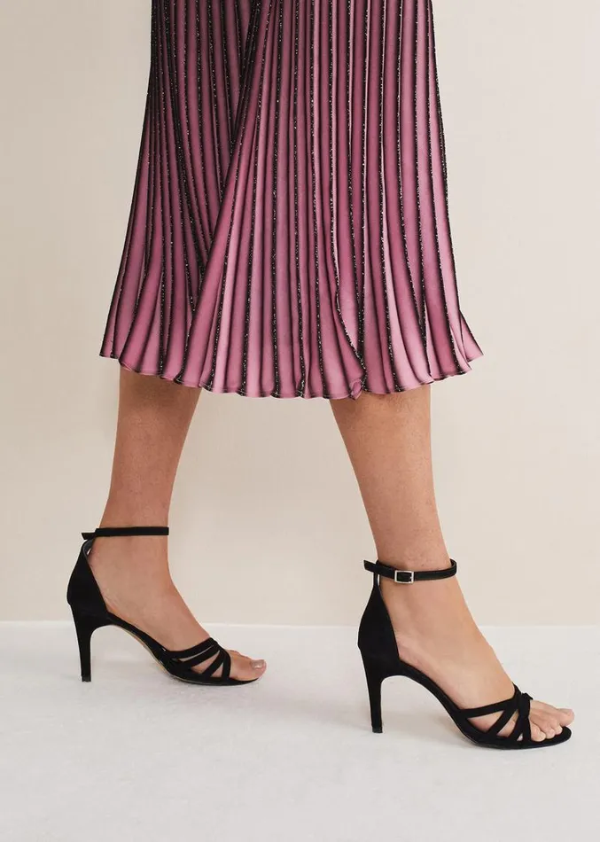 Barely There Sandal Black Women Phase Eight Occasion Shoes