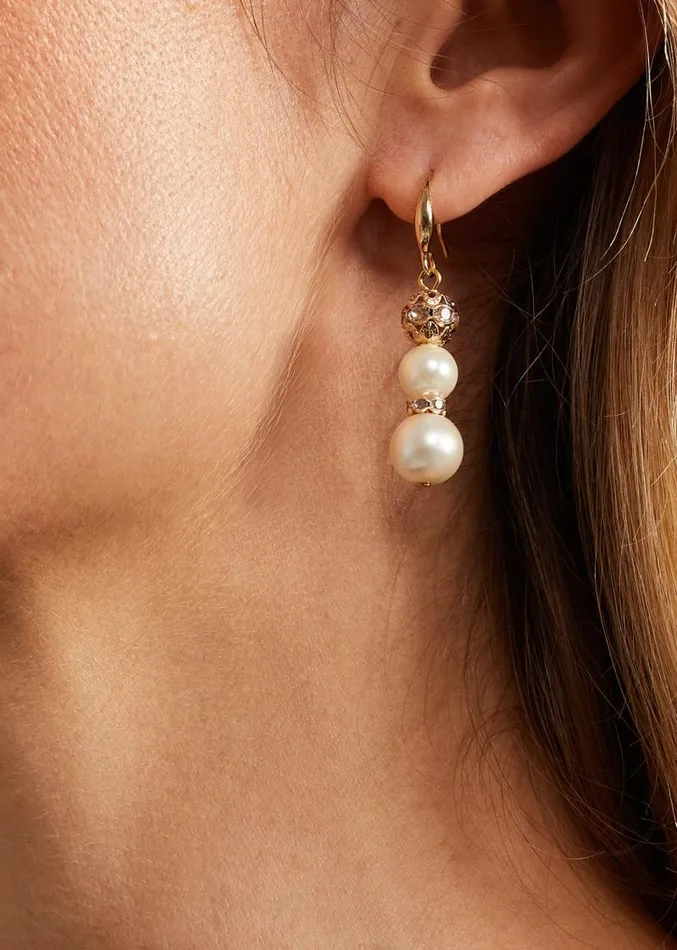Bead And Pearl Earring Ivory Women Phase Eight Jewellery